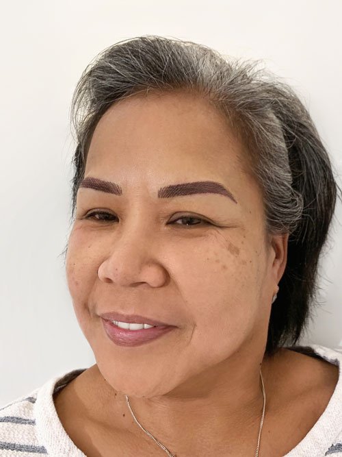 After brow shading Vaughan