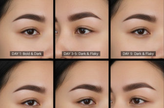 Microblading Healing Stages