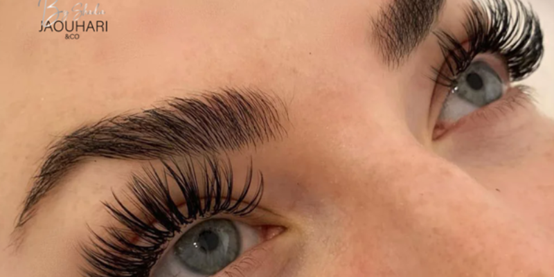 How Lash Extensions Vaughan Clients Achieve Natural Glam with Hybrid Lash Extensions and Nano Brows Before and After