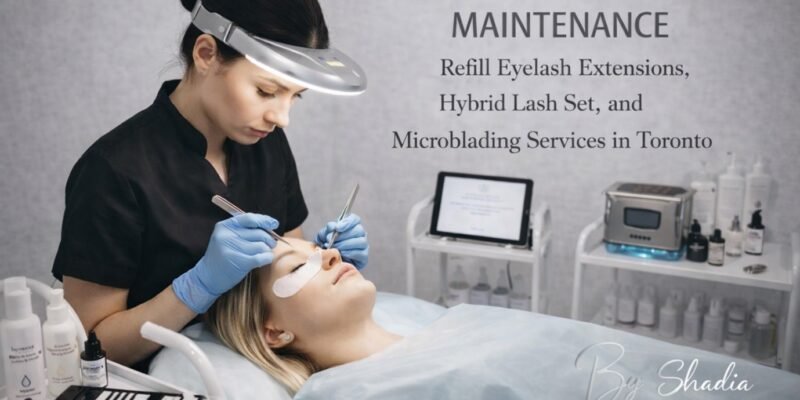 Complete Beauty Maintenance: Refill Eyelash Extensions, Hybrid Lash Set, and Microblading Services in Toronto