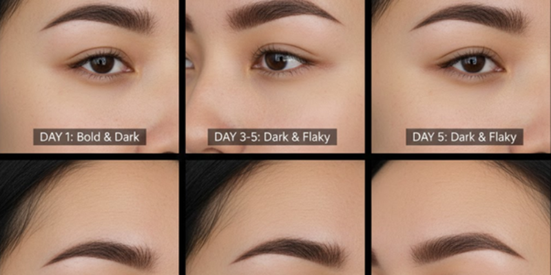 Healing Process for Microblading Shading Eyebrows in Mississauga